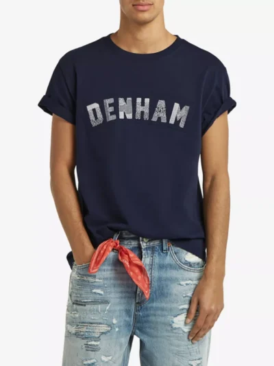 Denham Denham FANCY GRAPHIC TEE SS SC - Navy