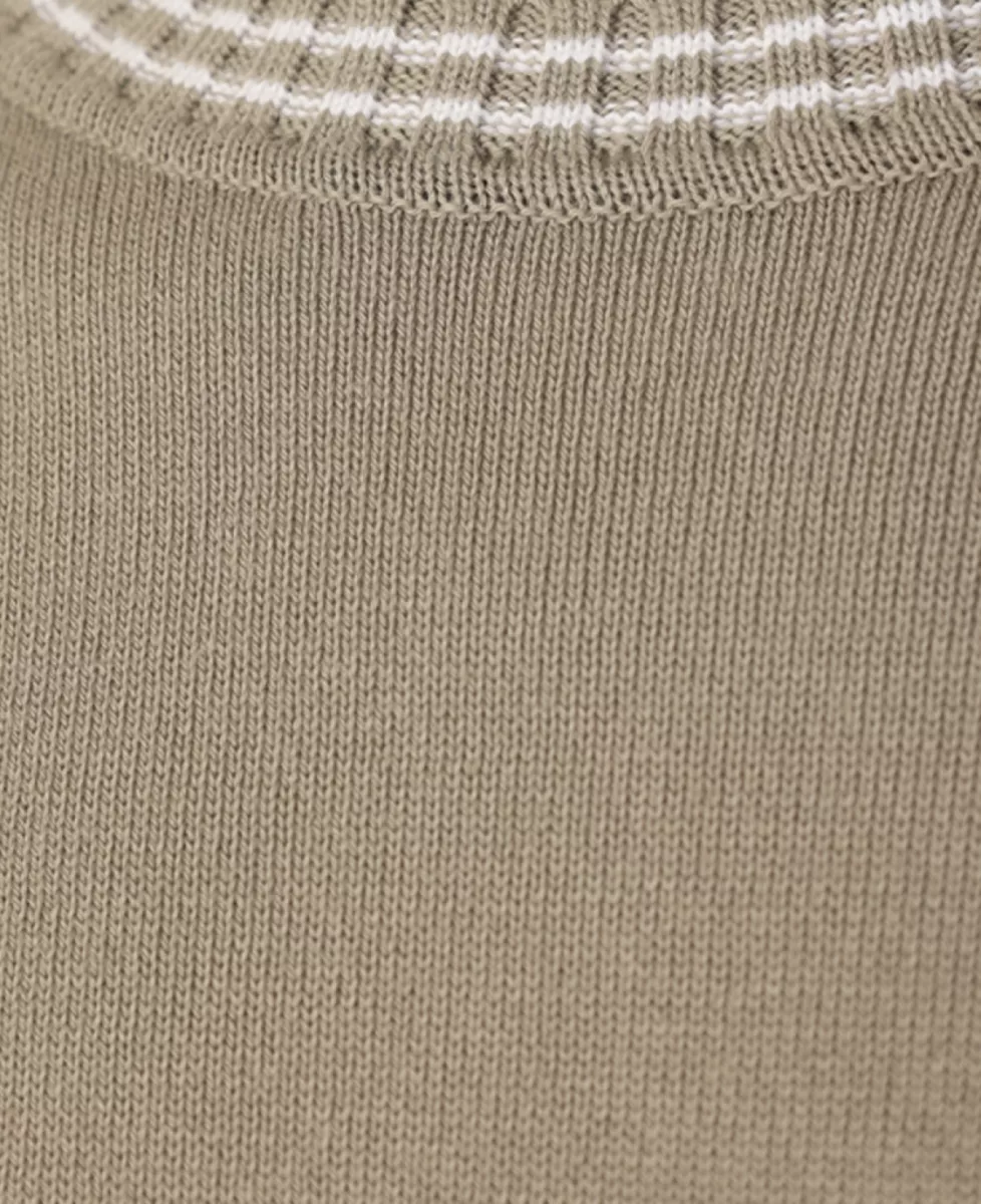 Doriani Cashmere Pullover ronde hals - Groen 4 Doriani Cashmere Doriani Cashmere Pullover ronde hals - Groen