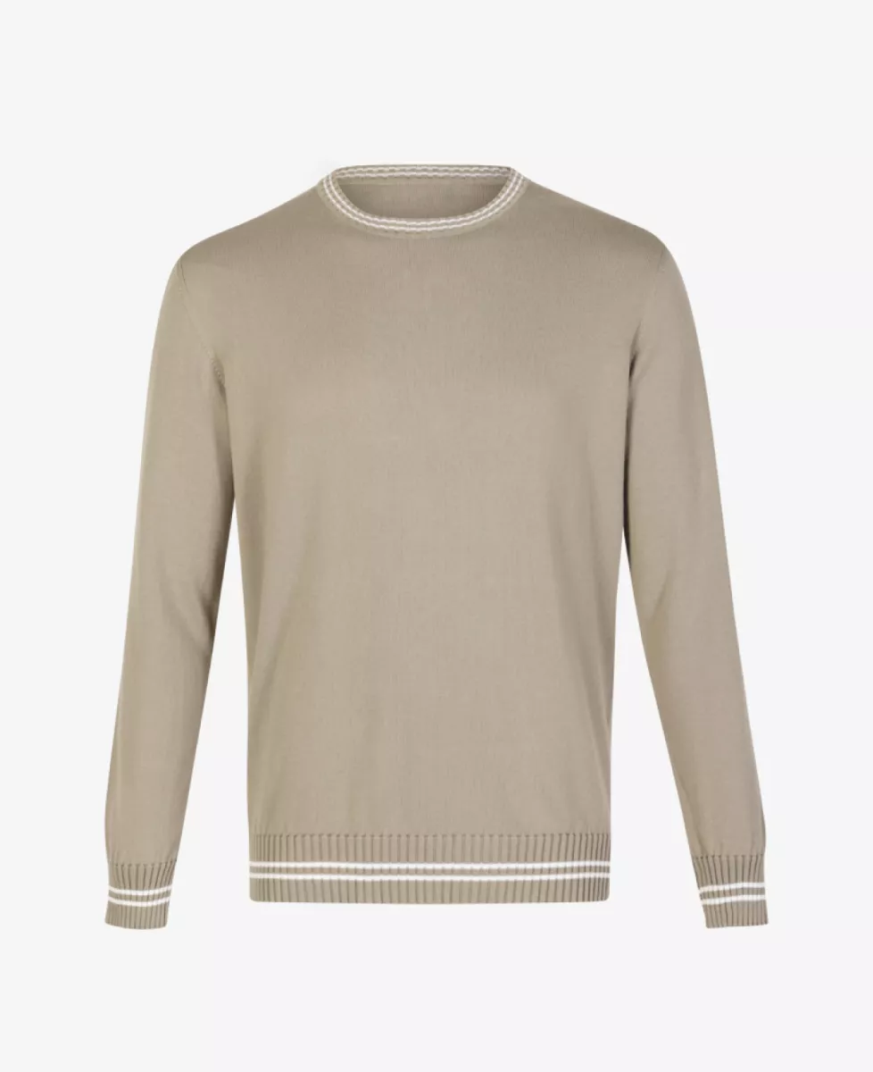 Doriani Cashmere Pullover ronde hals - Groen 1 Doriani Cashmere Doriani Cashmere Pullover ronde hals - Groen
