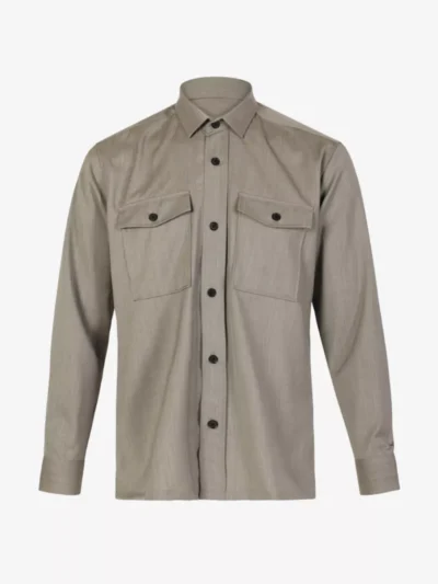 Genti Genti Overshirt - Taupe