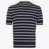 Gran Sasso Gran Sasso T-shirt Gebreid - Navy