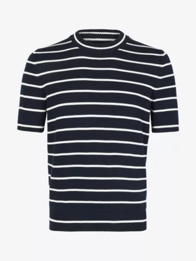 Gran Sasso Gran Sasso T-shirt Gebreid - Navy