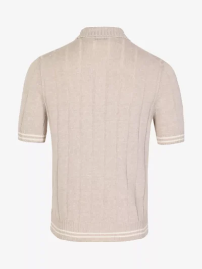 Gran Sasso Gran Sasso Polo Gebreid Linnen - Beige
