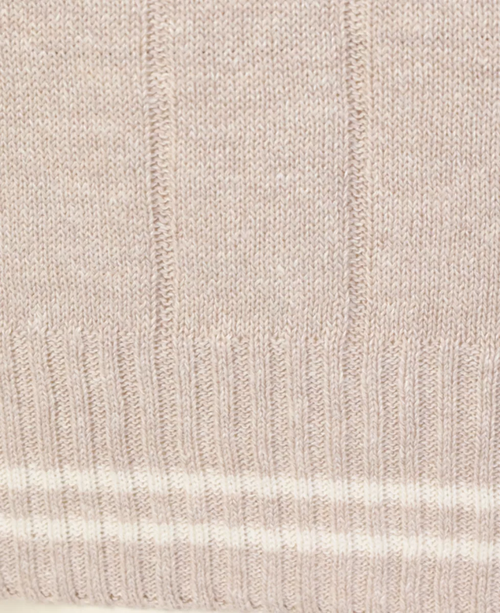 Gran Sasso Polo Gebreid Linnen - Beige 4 Gran Sasso Gran Sasso Polo Gebreid Linnen - Beige