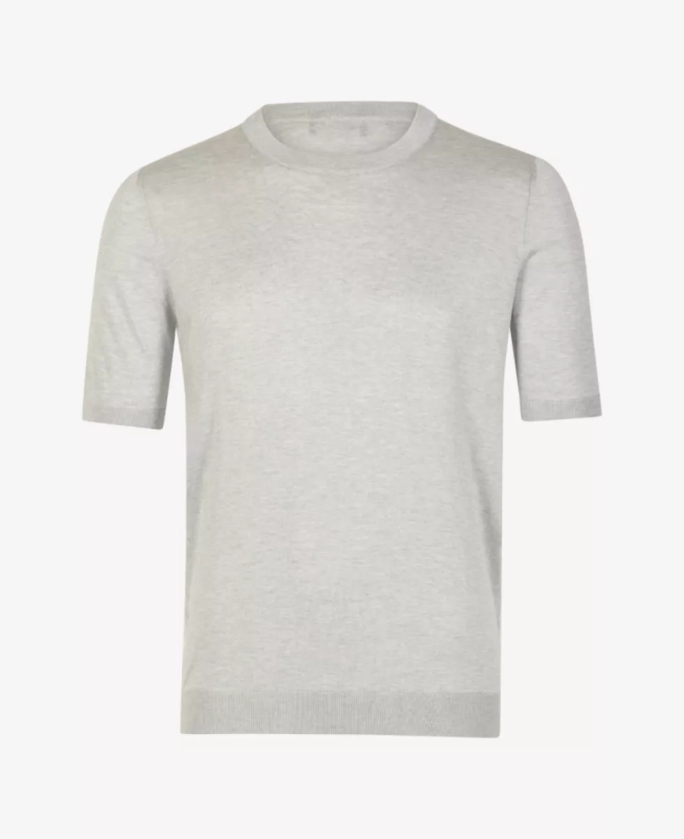 Gran Sasso T-shirt - Lichtgrijs 1 Gran Sasso Gran Sasso T-shirt - Lichtgrijs