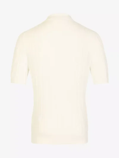 Gran Sasso Gran Sasso Boucl** Polo - Wit