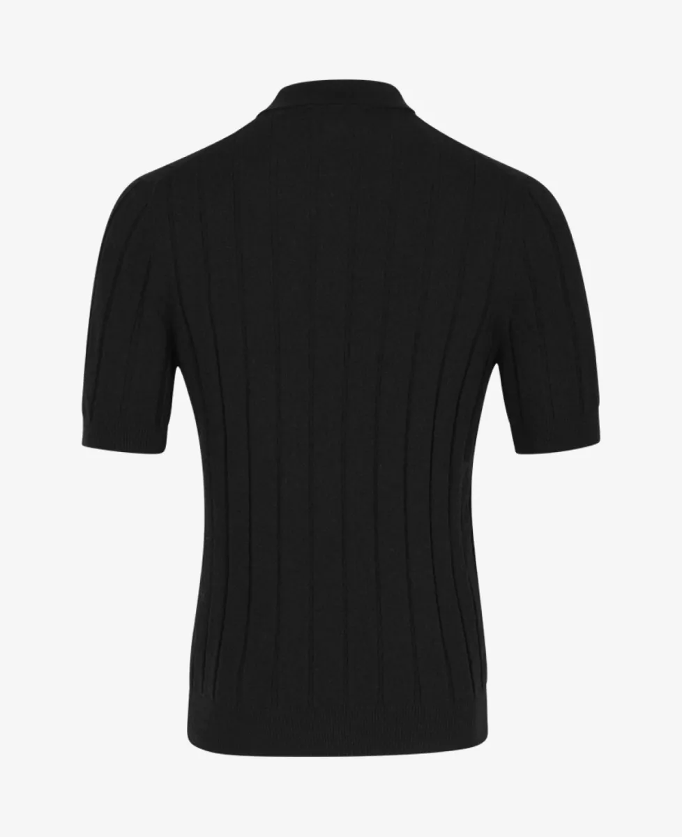 Gran Sasso Boucl** Polo - Zwart 2 Gran Sasso Gran Sasso Boucl** Polo - Zwart