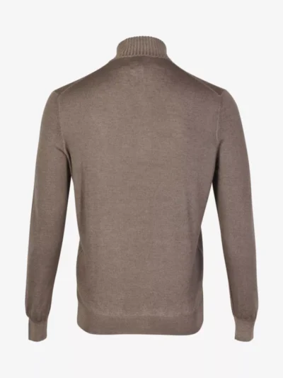 Gran Sasso Gran Sasso Trui Halfzip - Bruin