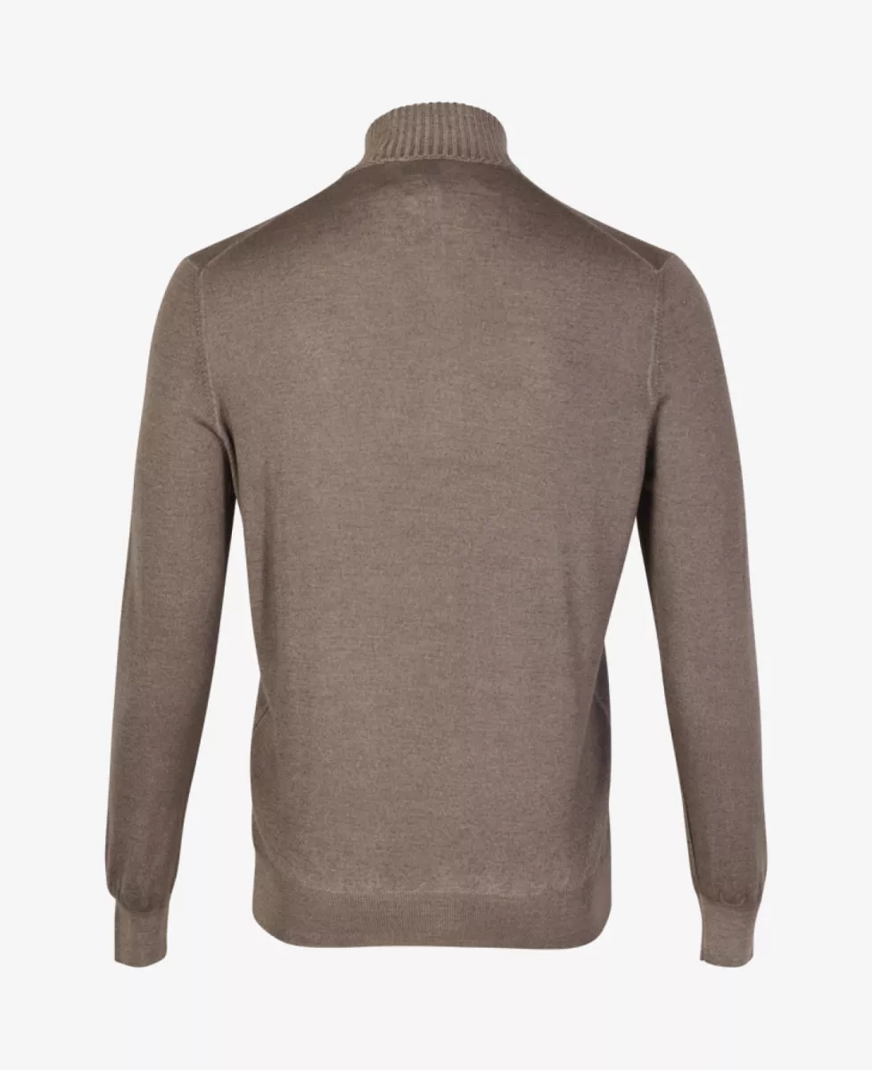 Gran Sasso Trui Halfzip - Bruin 2 Gran Sasso Gran Sasso Trui Halfzip - Bruin