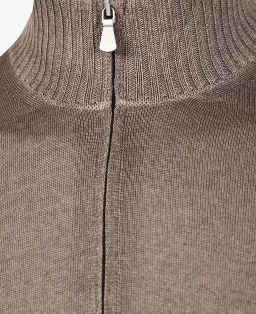 Gran Sasso Trui Halfzip - Bruin 3 Gran Sasso Gran Sasso Trui Halfzip - Bruin