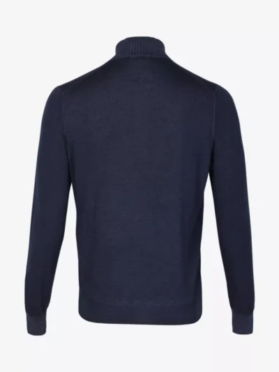 Gran Sasso Gran Sasso Trui Halfzip - Donkerblauw