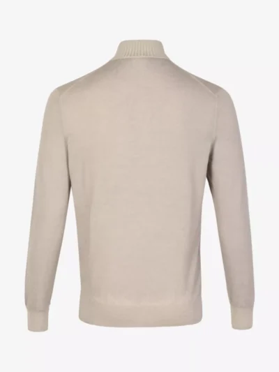 Gran Sasso Gran Sasso Trui Halfzip - Middelgrijs