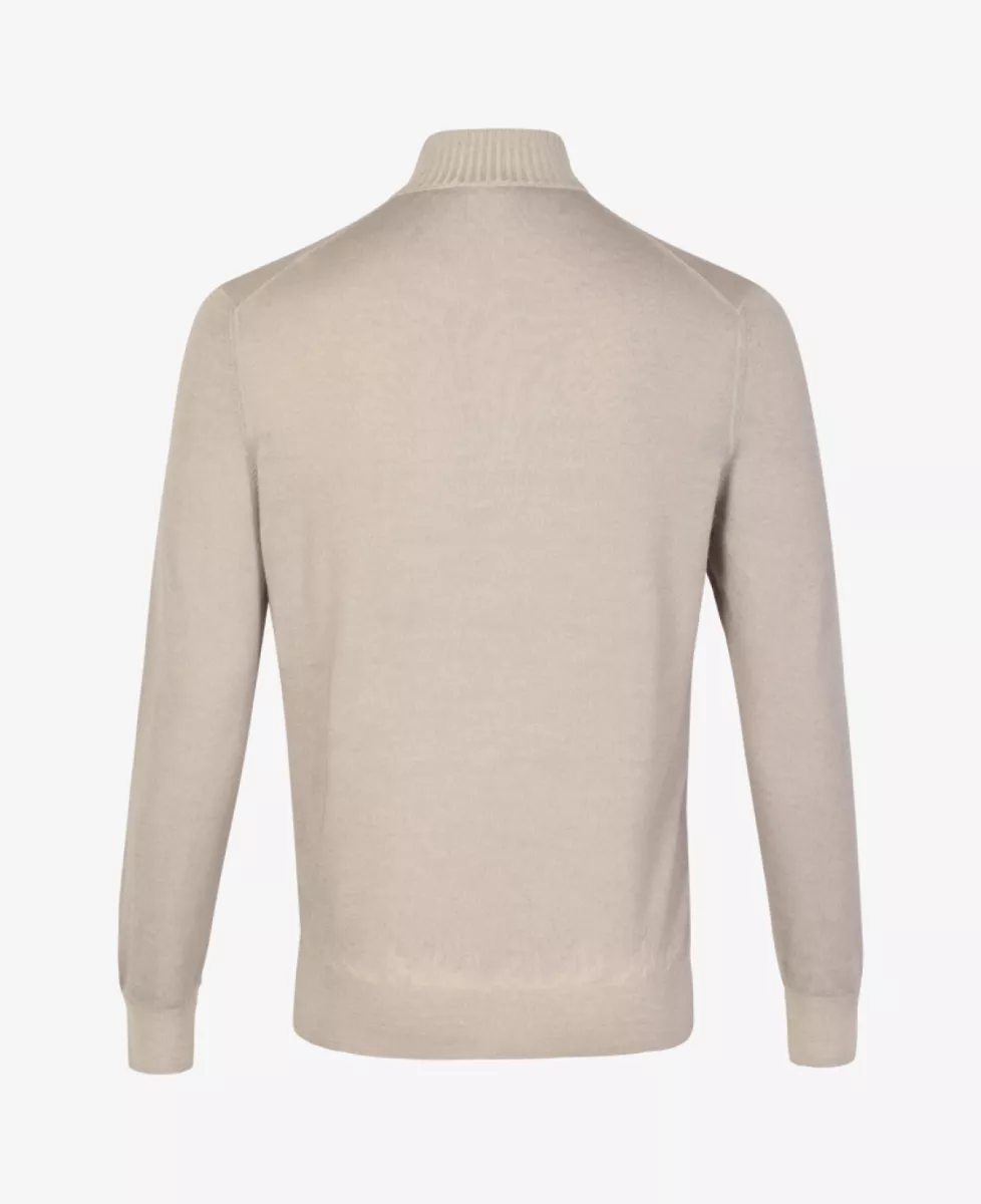 Gran Sasso Trui Halfzip - Middelgrijs 2 Gran Sasso Gran Sasso Trui Halfzip - Middelgrijs
