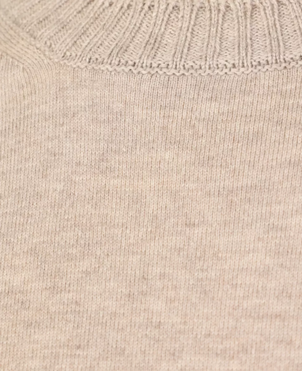 Gran Sasso Trui Ronde Hals - Beige 4 Gran Sasso Gran Sasso Trui Ronde Hals - Beige