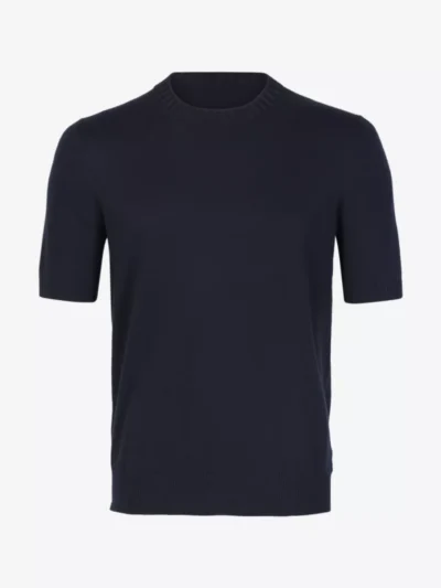 Gran Sasso Gran Sasso T-shirt Gebreid - Navy