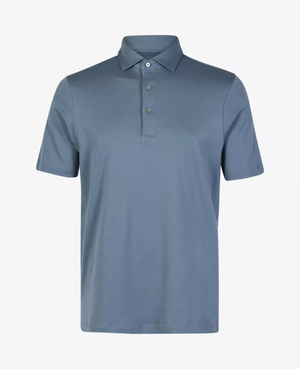 Gran Sasso Polo - Middelblauw 1 Gran Sasso Gran Sasso Polo - Middelblauw