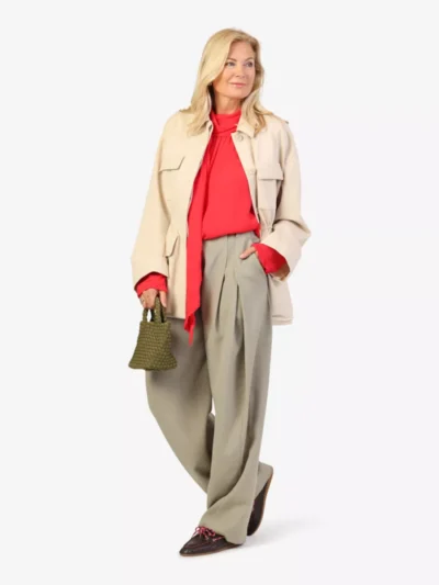 IRO IRO Pantalon - OLIVE GREEN