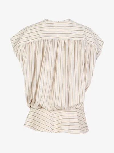 IRO IRO Top - BEIGE LEFT BANK STRIPE