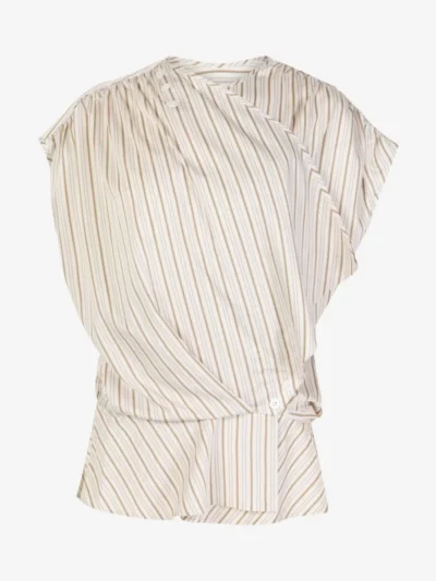 IRO IRO Top - BEIGE LEFT BANK STRIPE