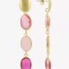 LOTT. LOTT. Oorbellen - Fuchsia Pink Mix