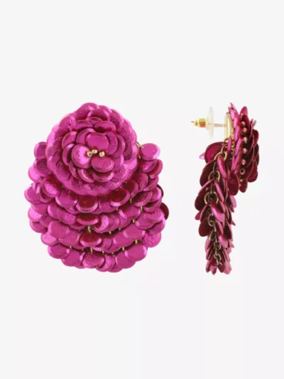 LOTT. LOTT. Oorbellen - Metallic Fuchsia