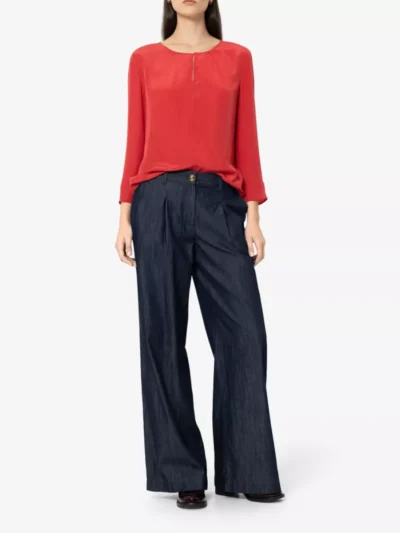 Luisa Cerano Luisa Cerano Flie*endes Blusenshirt - cherry red