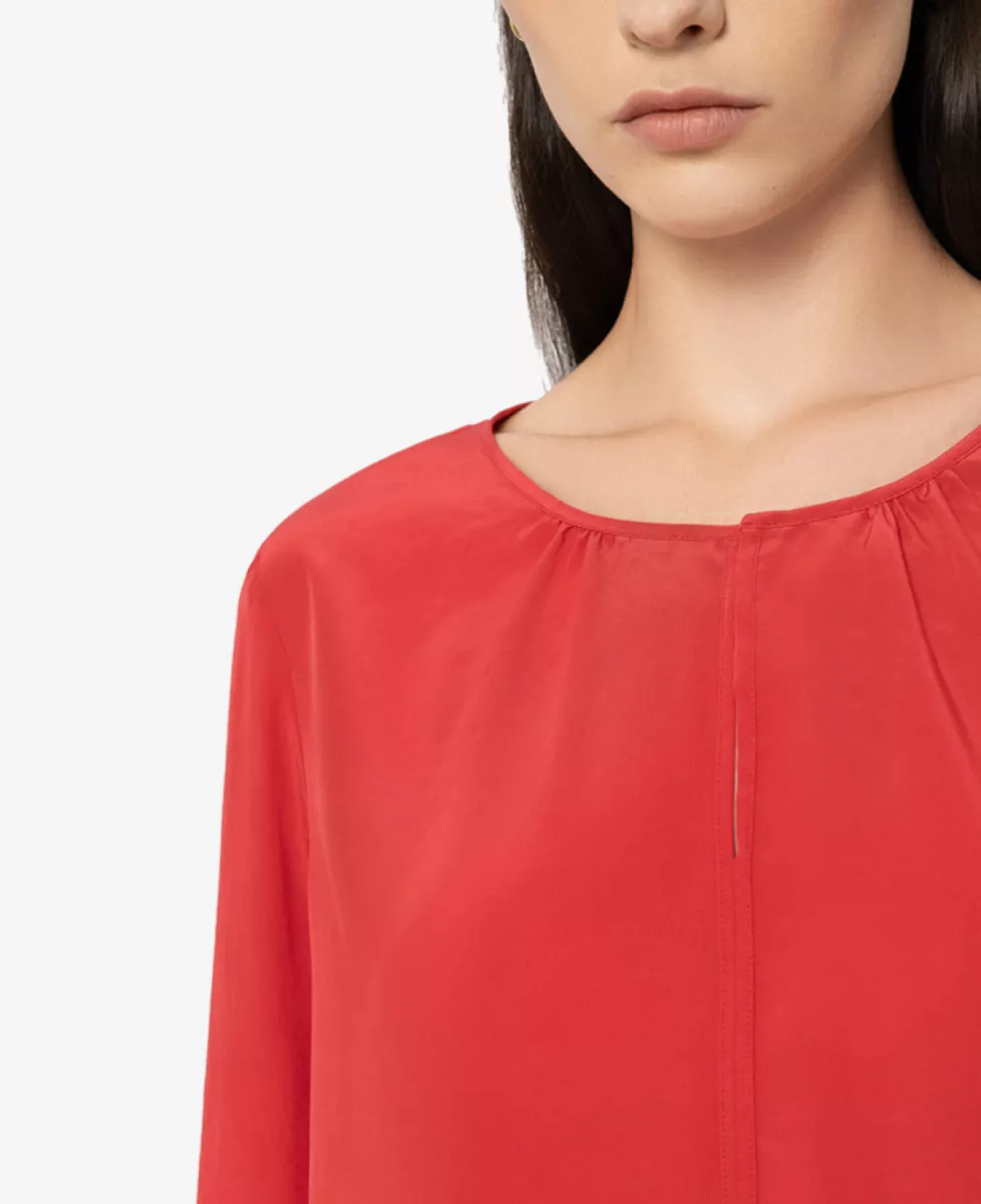 Luisa Cerano Flie*endes Blusenshirt - cherry red 3 Luisa Cerano Luisa Cerano Flie*endes Blusenshirt - cherry red