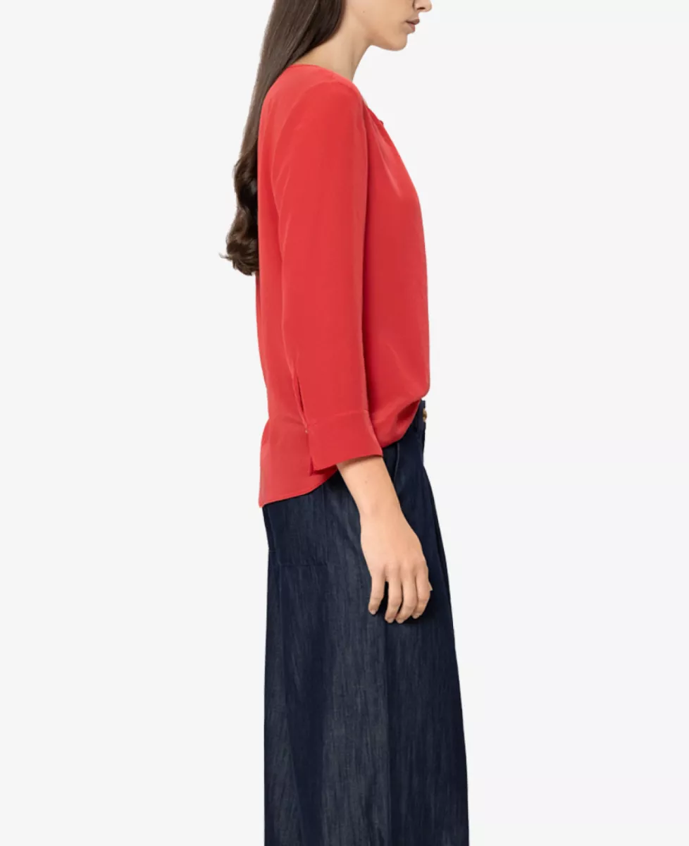 Luisa Cerano Flie*endes Blusenshirt - cherry red 4 Luisa Cerano Luisa Cerano Flie*endes Blusenshirt - cherry red