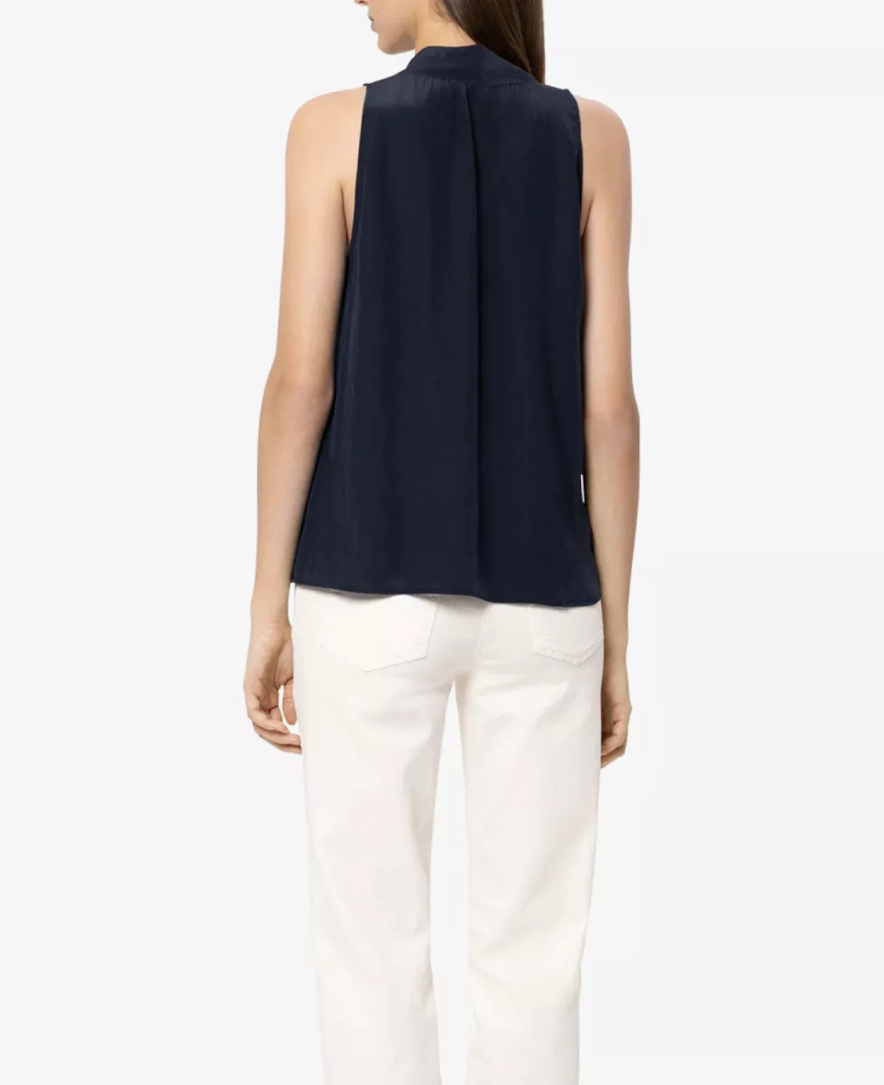 Luisa Cerano Blusentop mit Spitzendetails - navy 5 Luisa Cerano Luisa Cerano Blusentop mit Spitzendetails - navy