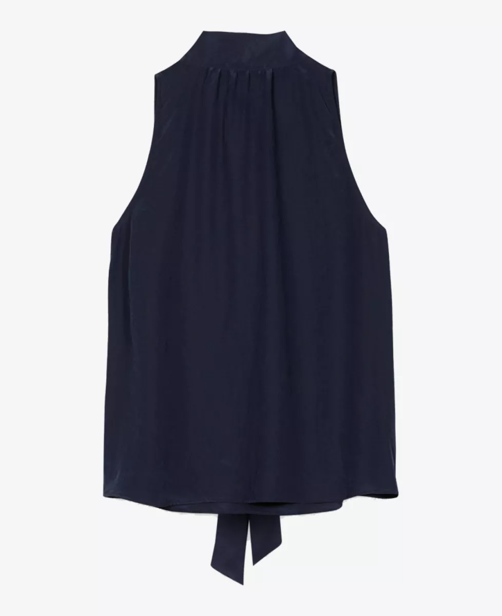 Luisa Cerano Blusentop mit Spitzendetails - navy 6 Luisa Cerano Luisa Cerano Blusentop mit Spitzendetails - navy