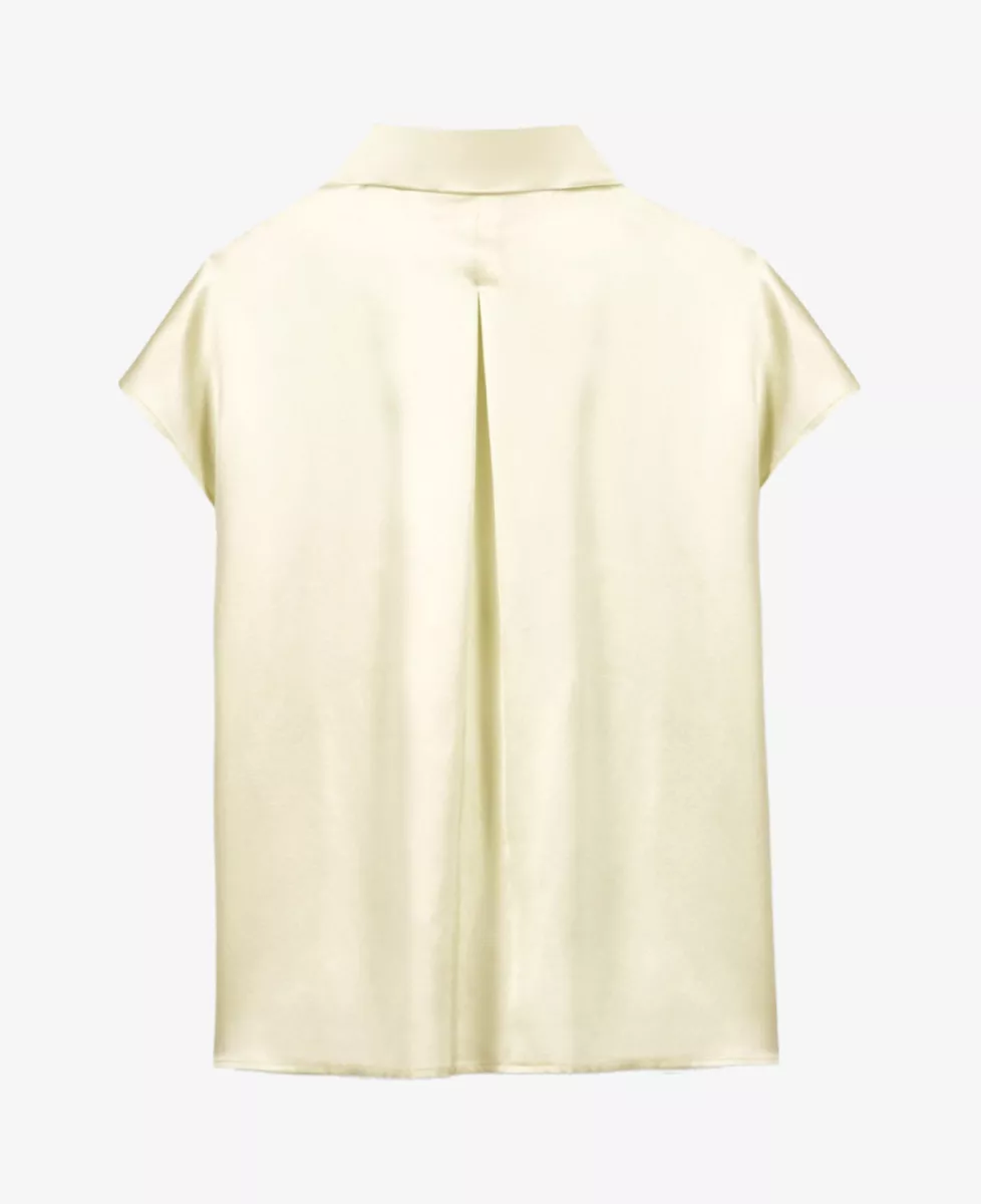 Luisa Cerano Hemdbluse aus Seide - citron 6 Luisa Cerano Luisa Cerano Hemdbluse aus Seide - citron