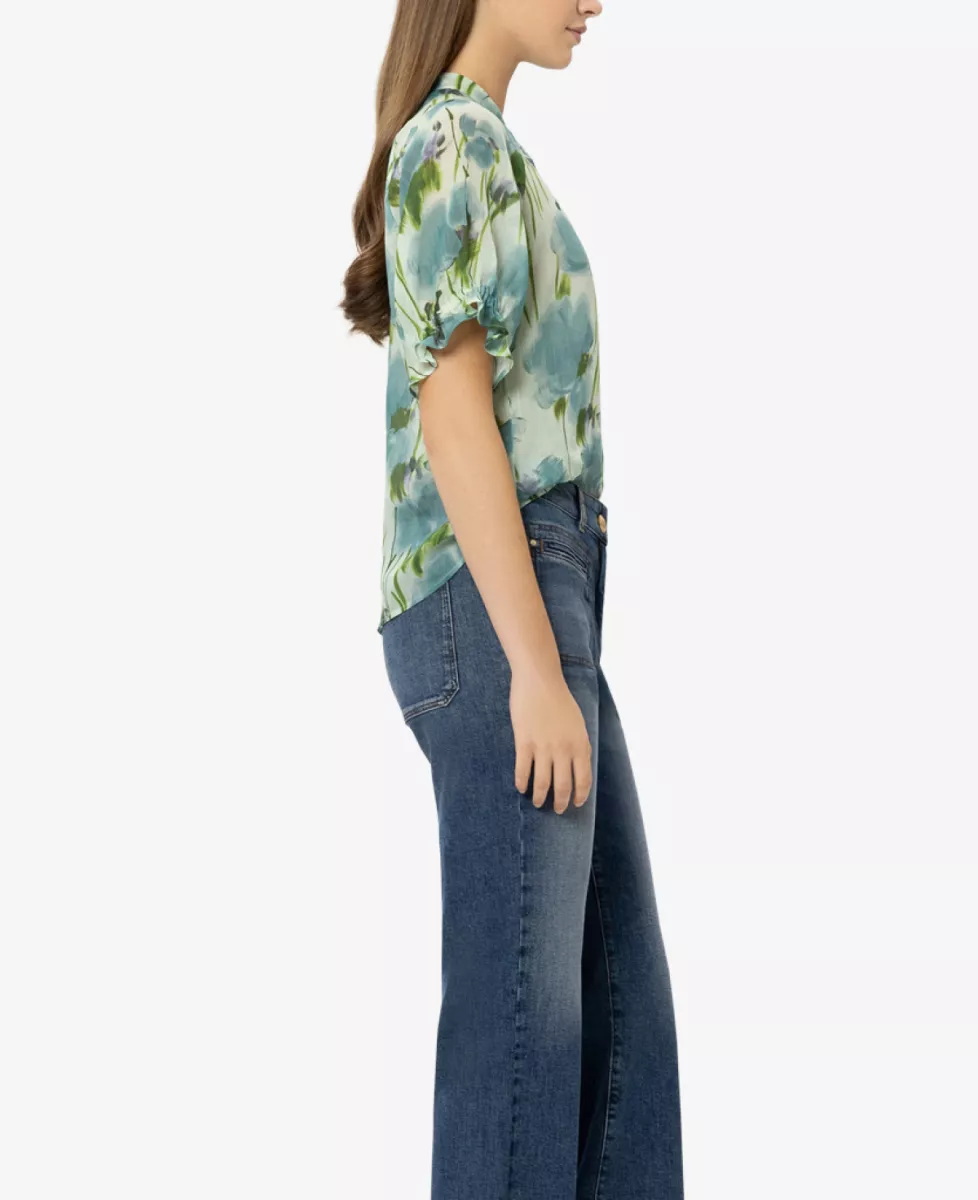 Luisa Cerano Ramie-Bluse mit Flower-Print - the cornflower print 3 Luisa Cerano Luisa Cerano Ramie-Bluse mit Flower-Print - the cornflower print