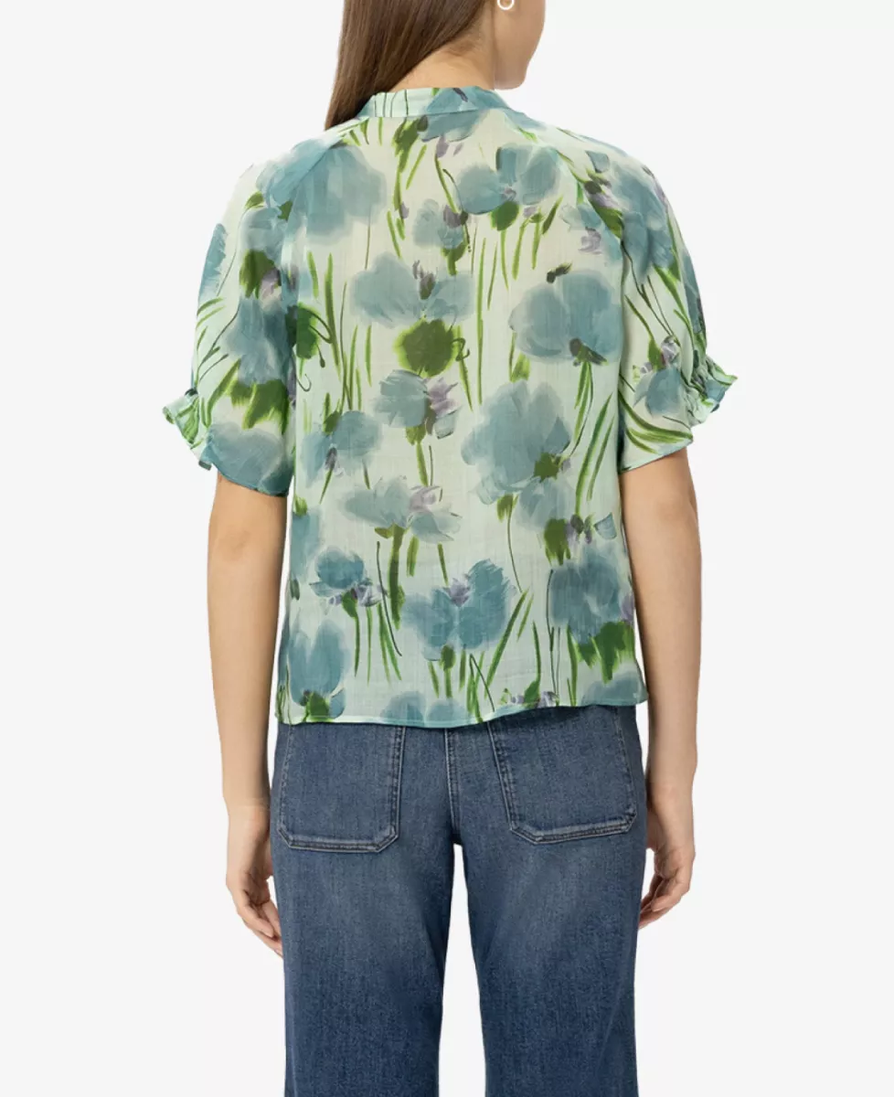 Luisa Cerano Ramie-Bluse mit Flower-Print - the cornflower print 5 Luisa Cerano Luisa Cerano Ramie-Bluse mit Flower-Print - the cornflower print