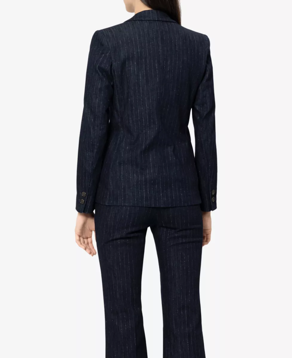 Luisa Cerano Pinstripe-Denim-Blazer - denim pin stripe 5 Luisa Cerano Luisa Cerano Pinstripe-Denim-Blazer - denim pin stripe
