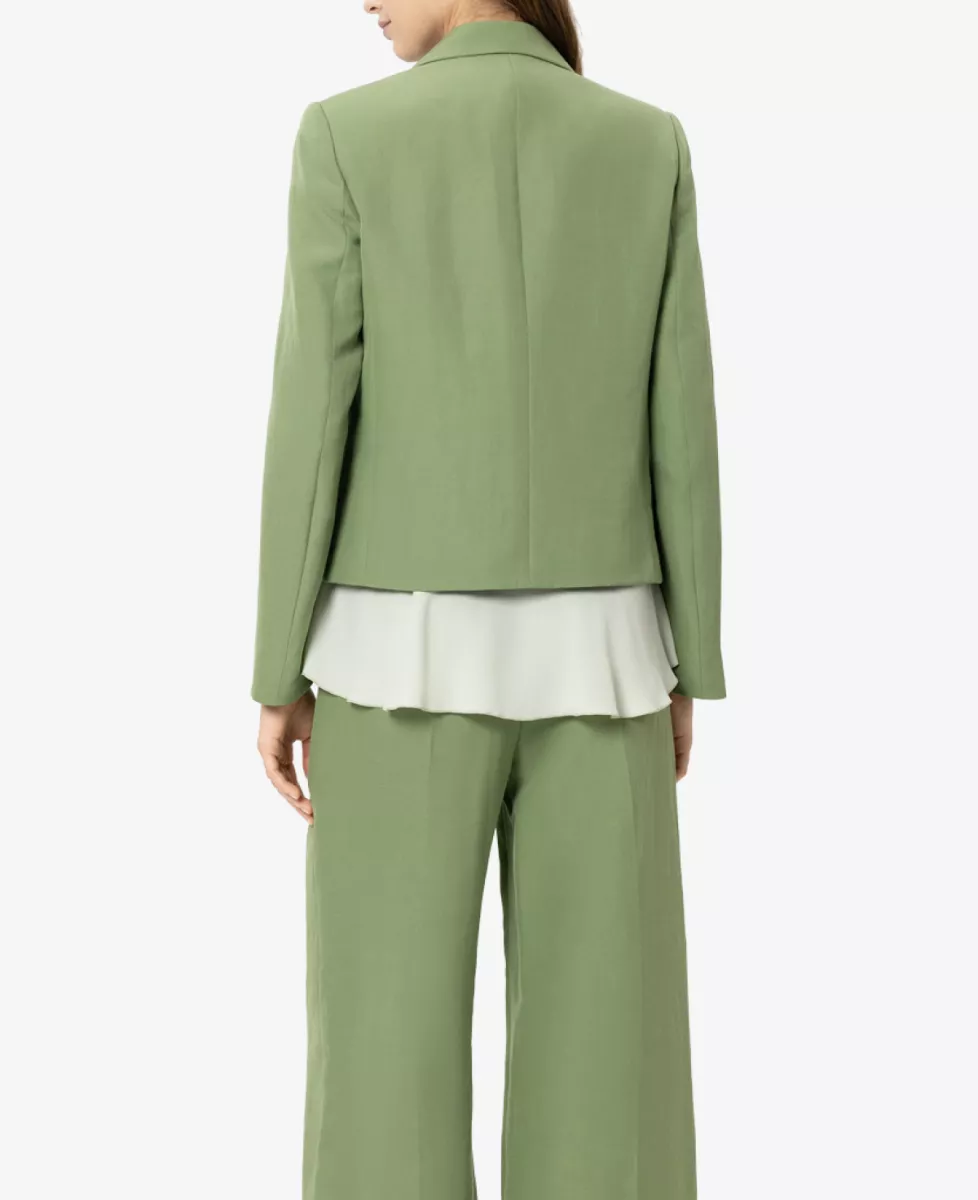 Luisa Cerano Blazer aus Leinen-Mix - moss green 5 Luisa Cerano Luisa Cerano Blazer aus Leinen-Mix - moss green