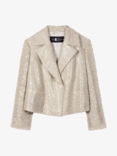 Luisa Cerano Luisa Cerano Pailletten-Cabanjacke - taupe