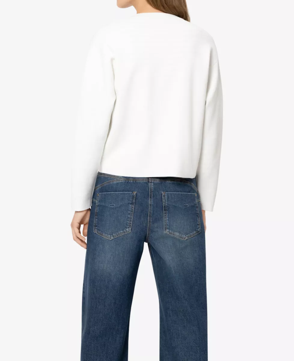 Luisa Cerano Feinstrick-Blouson - off-white 5 Luisa Cerano Luisa Cerano Feinstrick-Blouson - off-white