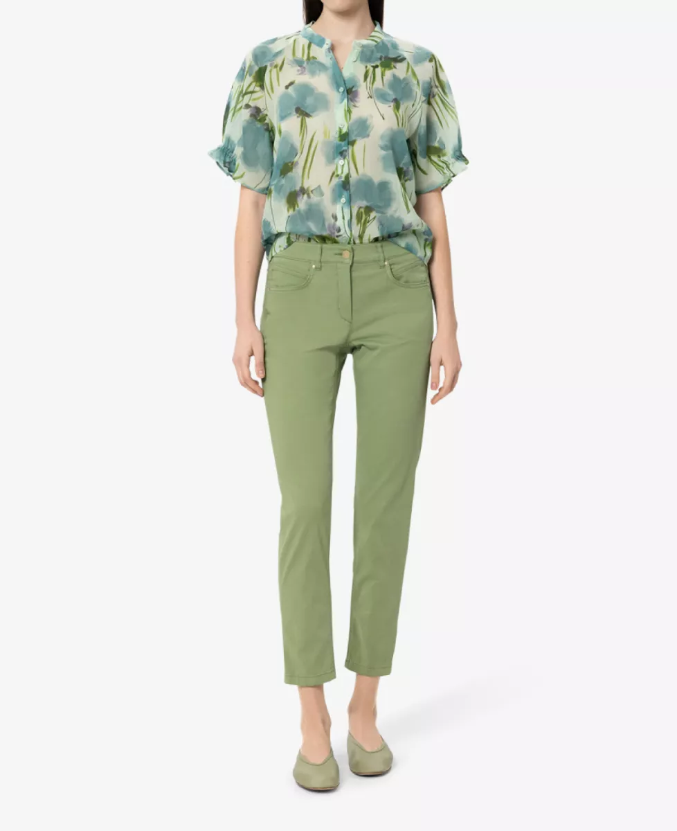Luisa Cerano High-Stretch-Skinny-Denim - moss green 2 Luisa Cerano Luisa Cerano High-Stretch-Skinny-Denim - moss green