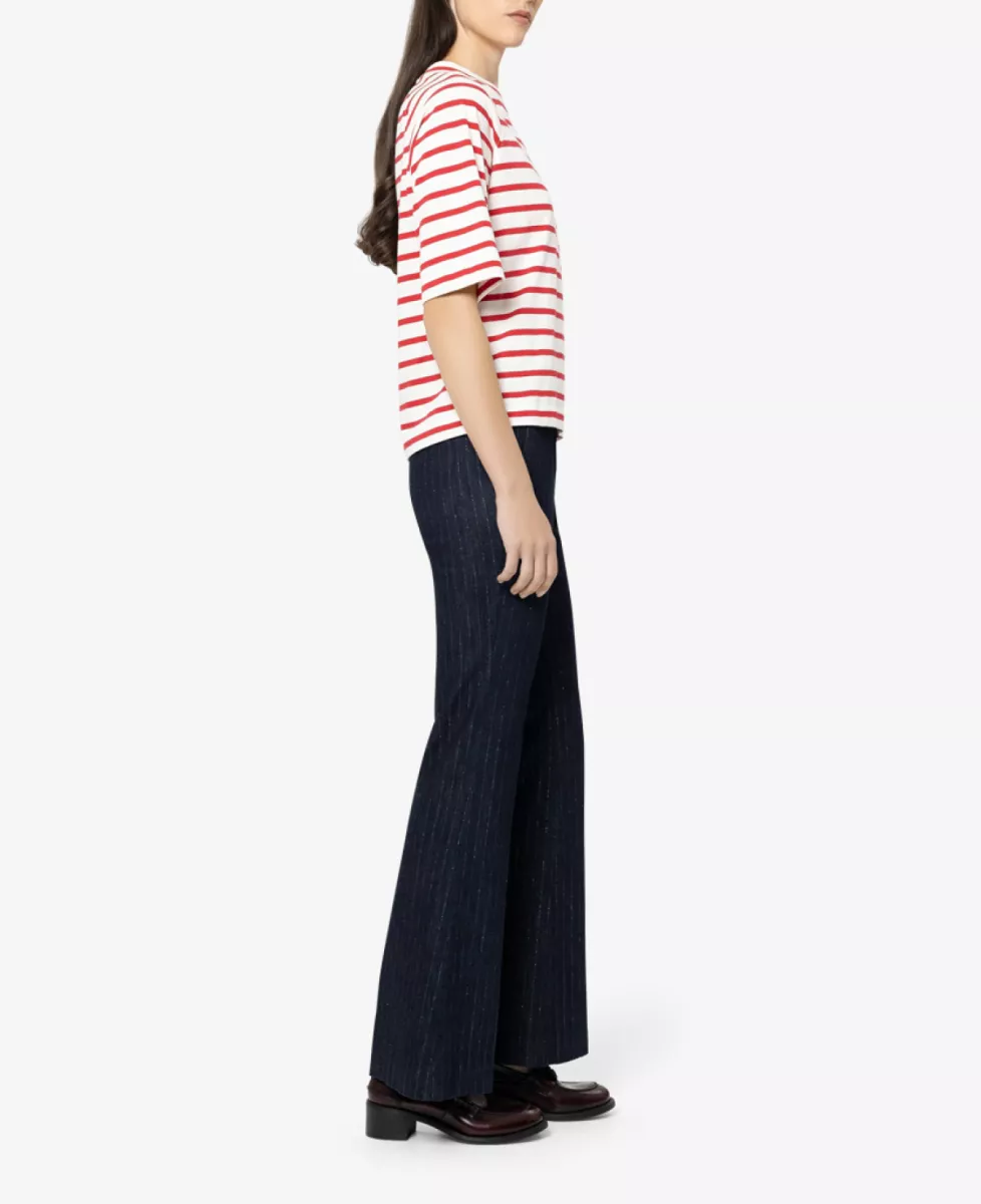 Luisa Cerano Pinstripe-Bootleg-Denim - denim pin stripe 3 Luisa Cerano Luisa Cerano Pinstripe-Bootleg-Denim - denim pin stripe