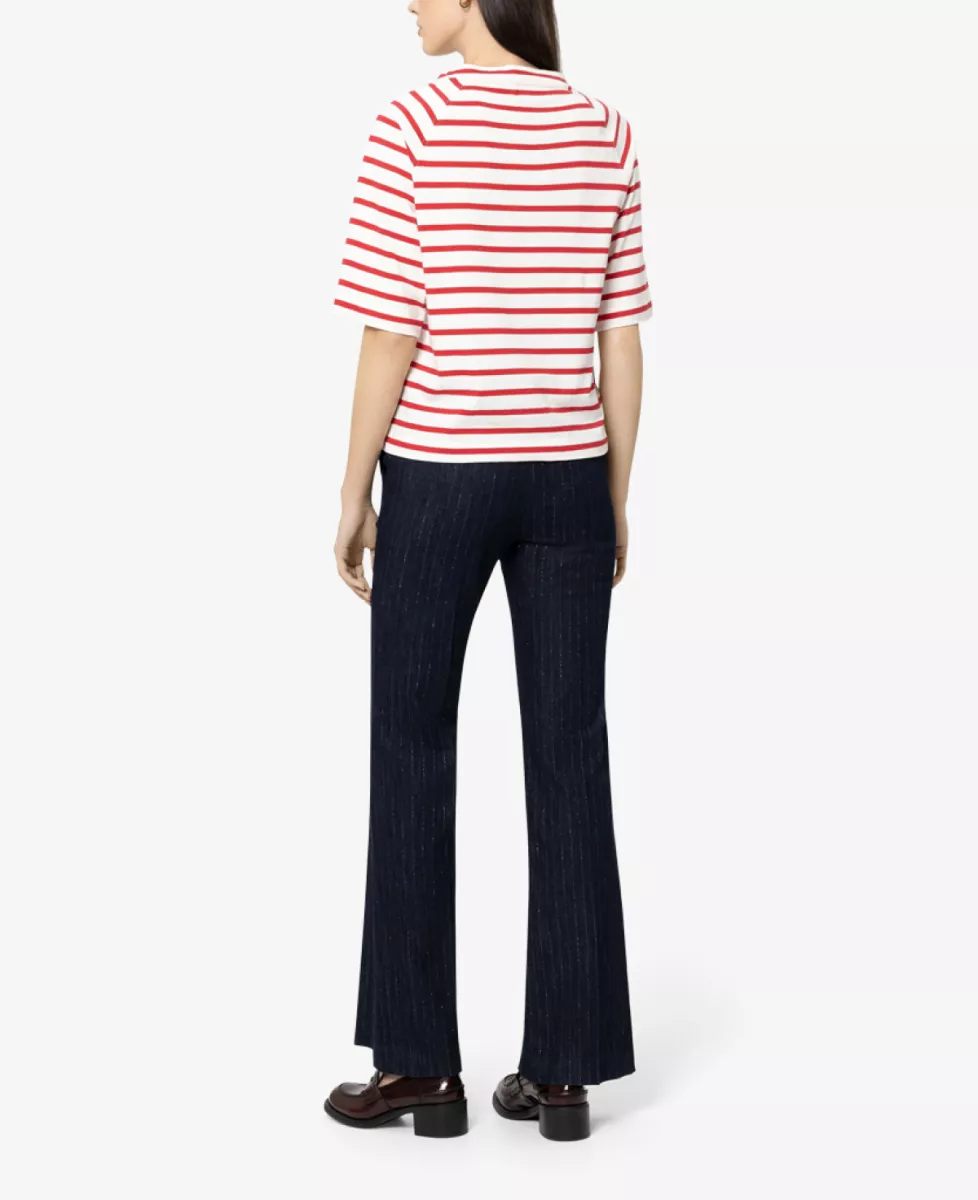 Luisa Cerano Pinstripe-Bootleg-Denim - denim pin stripe 4 Luisa Cerano Luisa Cerano Pinstripe-Bootleg-Denim - denim pin stripe