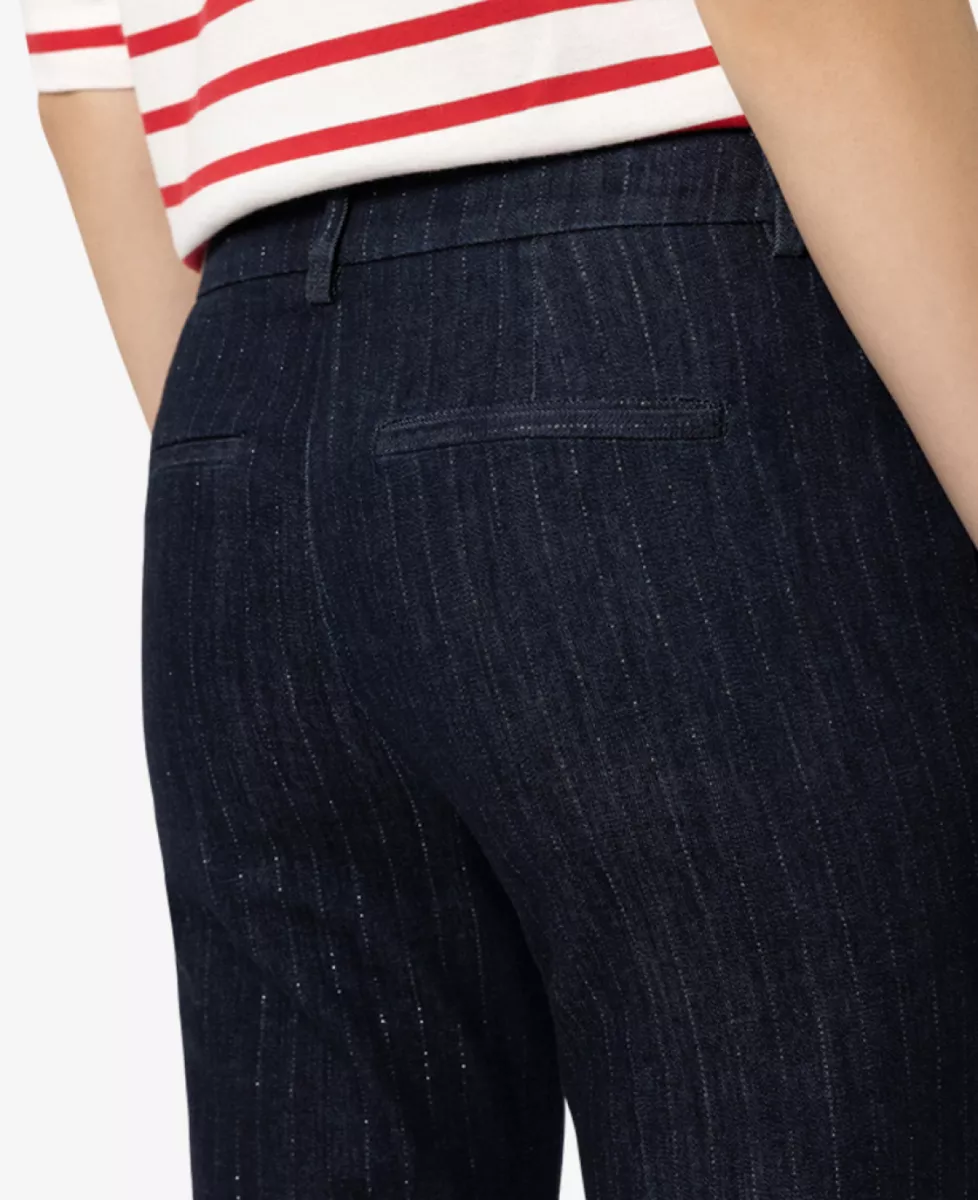 Luisa Cerano Pinstripe-Bootleg-Denim - denim pin stripe 5 Luisa Cerano Luisa Cerano Pinstripe-Bootleg-Denim - denim pin stripe