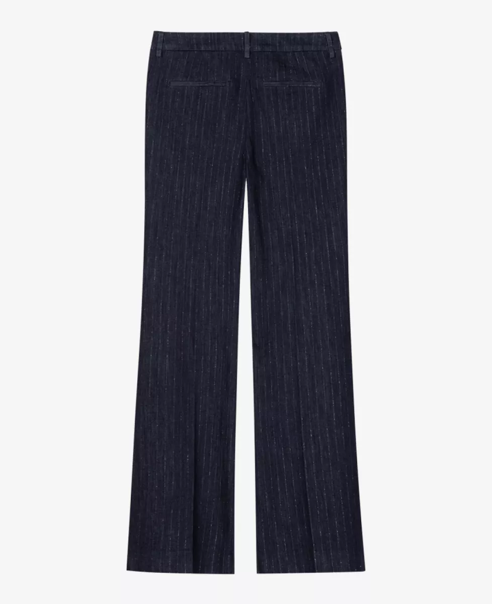 Luisa Cerano Pinstripe-Bootleg-Denim - denim pin stripe 6 Luisa Cerano Luisa Cerano Pinstripe-Bootleg-Denim - denim pin stripe