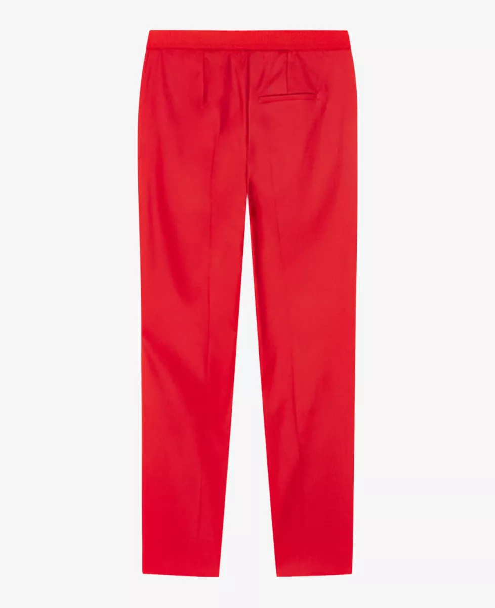 Luisa Cerano Gabardine-Slimtailored-Pants - cherry red 6 Luisa Cerano Luisa Cerano Gabardine-Slimtailored-Pants - cherry red