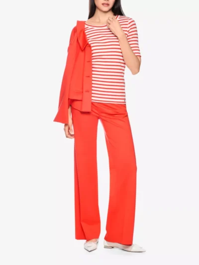 Marc Cain Additions Marc Cain Additions T-Shirt - bright tomato