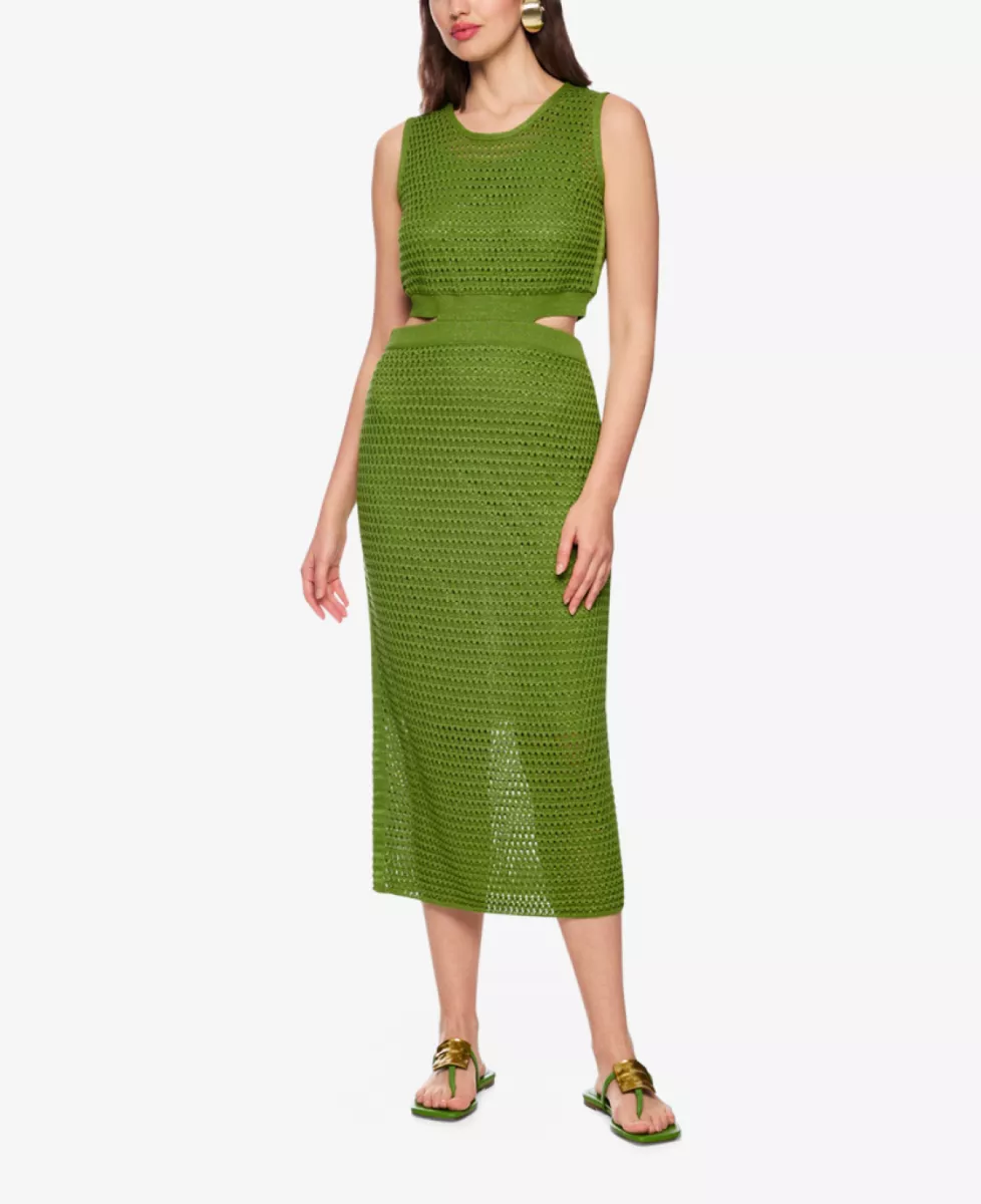 Marc Cain Collections Kleid - garden green 3 Marc Cain Collections Marc Cain Collections Kleid - garden green