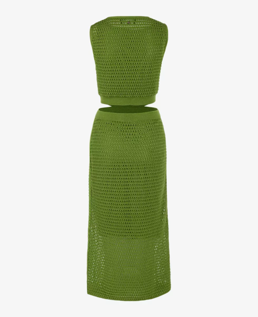 Marc Cain Collections Kleid - garden green 9 Marc Cain Collections Marc Cain Collections Kleid - garden green