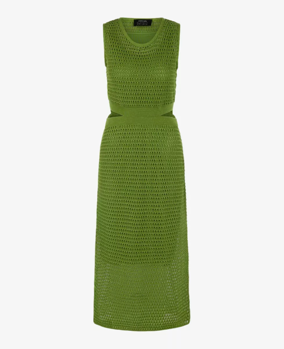 Marc Cain Collections Kleid - garden green 1 Marc Cain Collections Marc Cain Collections Kleid - garden green