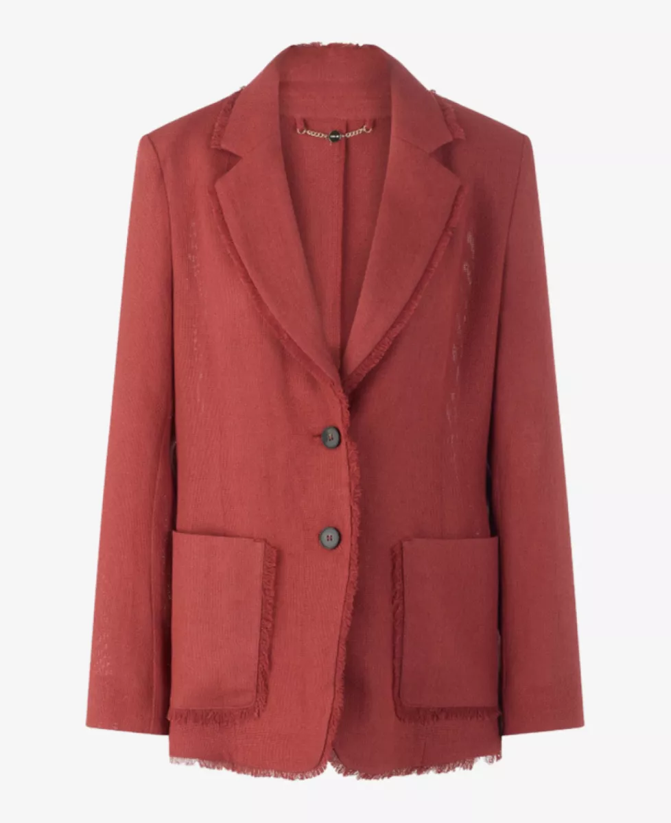 Marc Cain Collections Blazer - etruscan red 1 Marc Cain Collections Marc Cain Collections Blazer - etruscan red