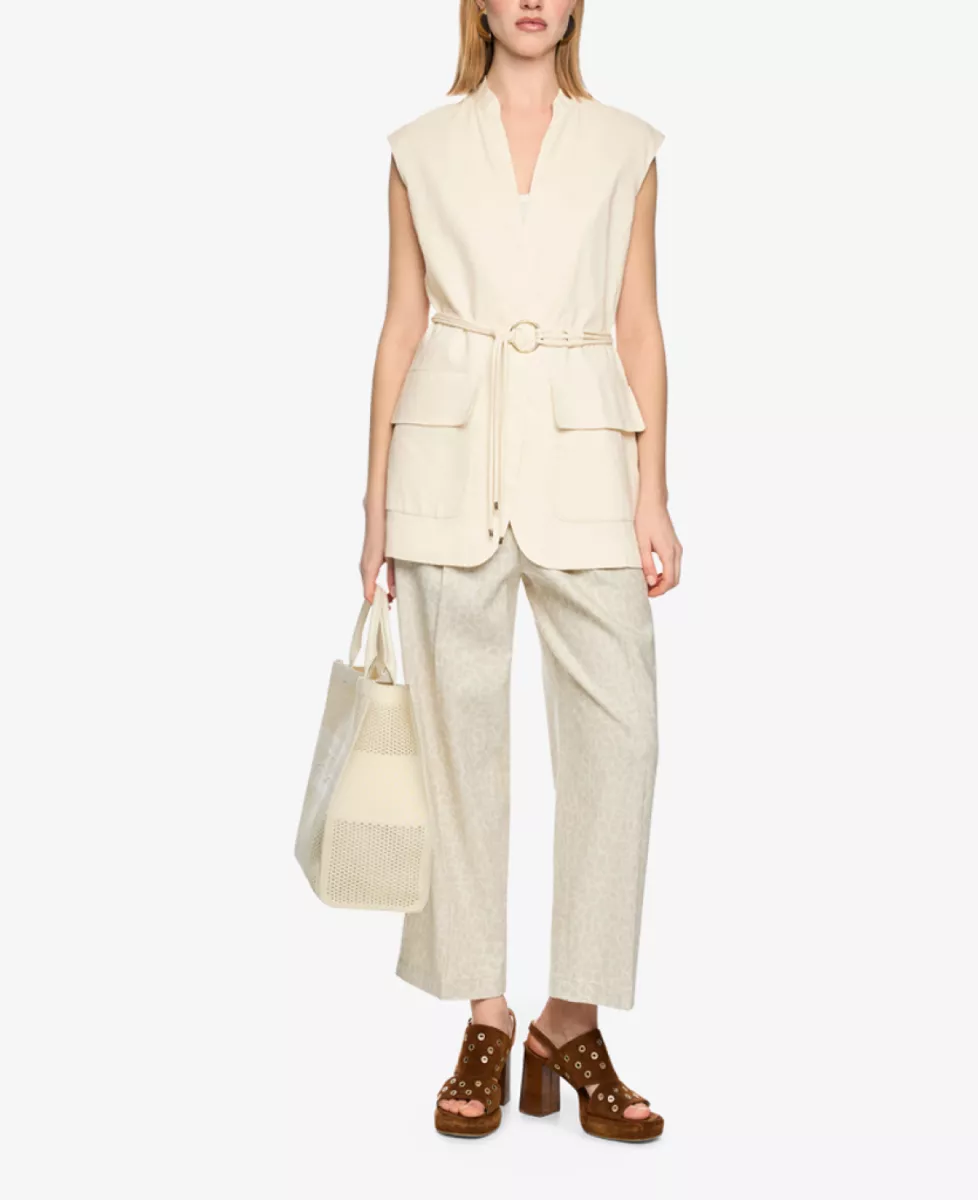 Marc Cain Collections Weste - bright ecru 3 Marc Cain Collections Marc Cain Collections Weste - bright ecru
