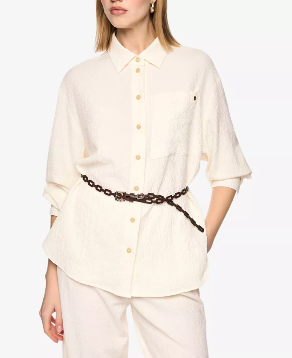 Marc Cain Collections Bluse - bright ecru 3 Marc Cain Collections Marc Cain Collections Bluse - bright ecru